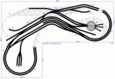 Märklin H0-C Gleisplan 440x300 cm