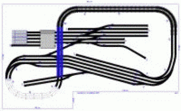 Märklin H0-C Gleisplan 400x240 cm