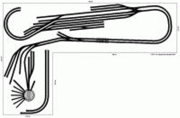 Märklin H0-C Gleisplan 560x360 cm