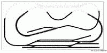 Märklin H0-C Gleisplan 420x200 cm