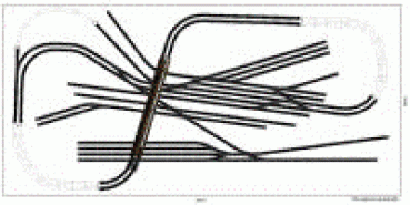 Märklin H0-C Gleisplan 540x260 cm
