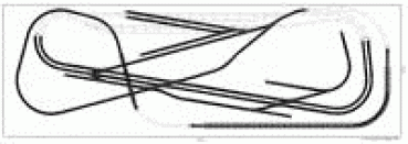 Märklin H0-C Gleisplan 600x200 cm
