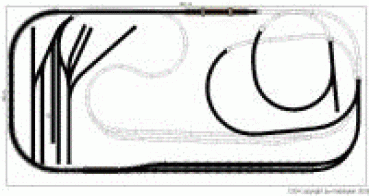 Märklin H0-C Gleisplan 400x200 cm