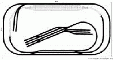 Märklin H0-C Gleisplan 400x200 cm
