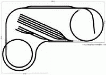 Märklin H0-C Gleisplan 400x280 cm