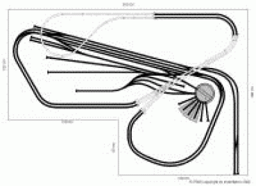 Fleischmann piccolo-N Gleisplan 260 x 180 cm