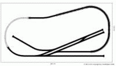 Märklin H0-K Gleisplan 260x140 cm