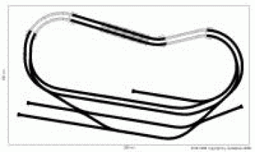 Märklin H0-K Gleisplan 280x160 cm