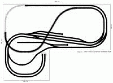 Märklin H0-K Gleisplan 280x200 cm