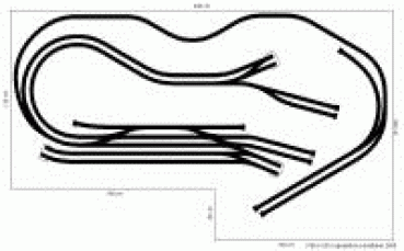 Märklin H0-K Gleisplan 300x180 cm
