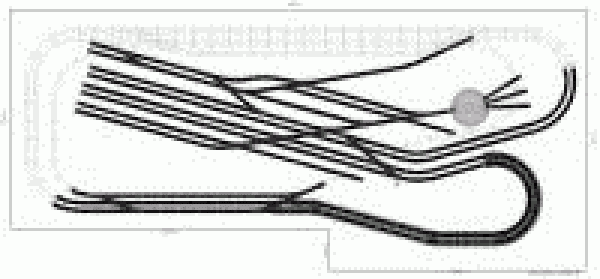 Märklin H0-C Gleisplan 580x260 cm