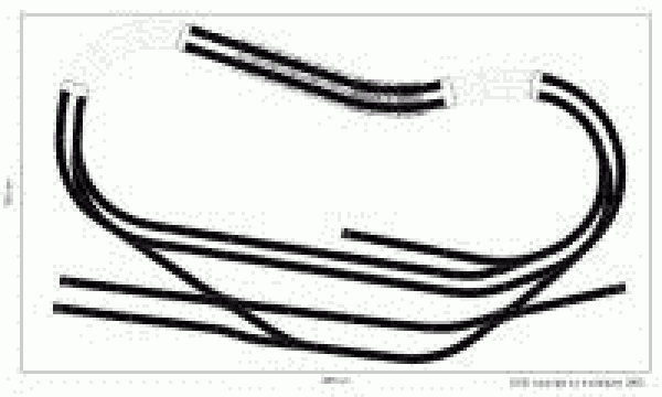 Märklin H0-C Gleisplan 280x160 cm