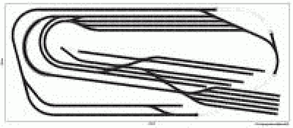 Märklin H0-C Gleisplan 480x200 cm