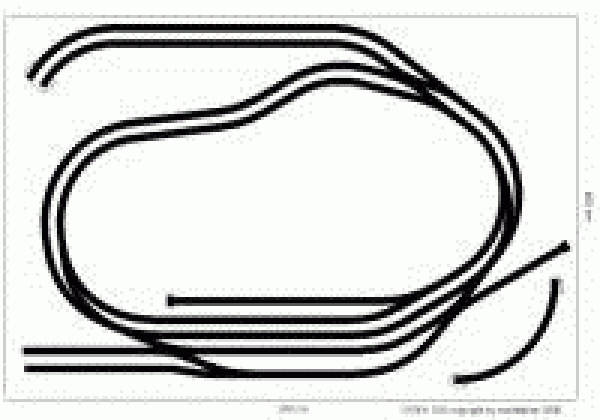 Märklin H0-K Gleisplan 240x160 cm