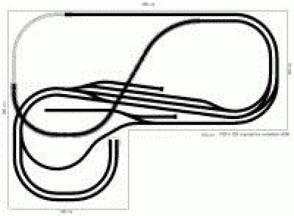 Märklin H0-K Gleisplan 280x200 cm