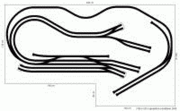 Märklin H0-K Gleisplan 300x180 cm